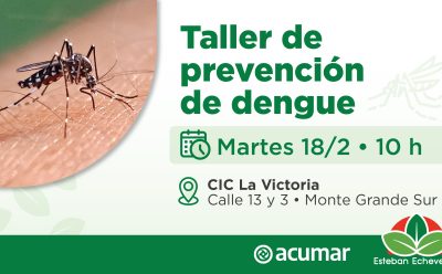 TALLER DE PREVENCIÓN DE DENGUE EN MONTE GRANDE SUR