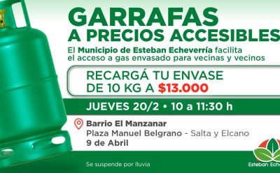 NUEVO OPERATIVO DE RECARGA DE GARRAFAS A VALOR SOCIAL EN 9 DE ABRIL 
