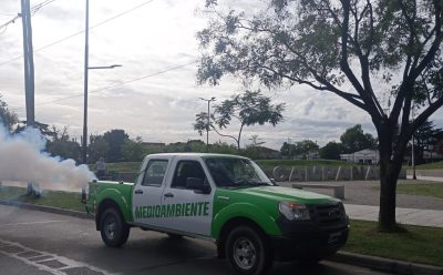 AVANZAN LAS TAREAS DE FUMIGACIÓN EN EL DISTRITO