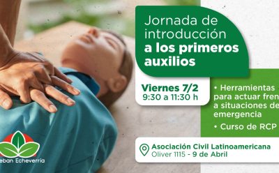 JORNADA DE INTRODUCCIÓN A LOS PRIMEROS AUXILIOS