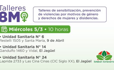 ACTIVIDADES POR EL DÍA DE LA MUJER EN ESTEBAN ECHEVERRÍA