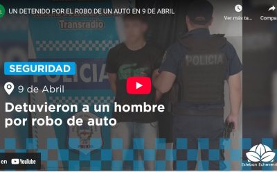 UN DETENIDO POR EL ROBO DE UN AUTO EN 9 DE ABRIL