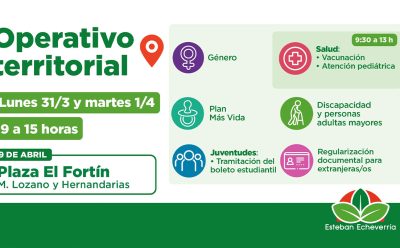 EL MUNICIPIO REALIZARÁ UN NUEVO OPERATIVO TERRITORIAL EN 9 DE ABRIL