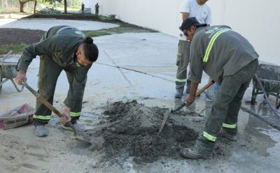 AVANZAN LAS OBRAS EN LA PLAZA BELLAS ARTES DE LUIS GUILLÓN