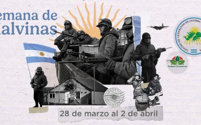 DEL 28 DE MARZO AL 2 DE ABRIL SE REALIZARÁ LA SEMANA DE MALVINAS EN ESTEBAN ECHEVERRÍA