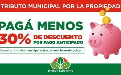 DESCUENTO DEL 30% EN EL TRIBUTO MUNICIPAL POR LA PROPIEDAD