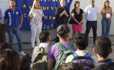 FERNANDO GRAY PARTICIPÓ DEL ACTO DE INICIO DEL CICLO LECTIVO 2025 EN LA ESCUELA SECUNDARIA N° 33 DE ESTEBAN ECHEVERRÍA