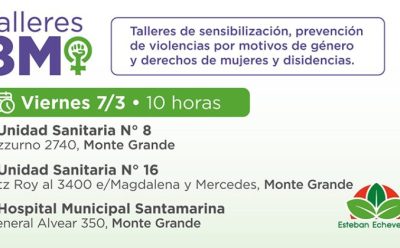 ACTIVIDADES POR EL DÍA DE LA MUJER EN MONTE GRANDE