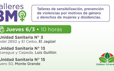 CONTINÚAN LAS ACTIVIDADES POR EL DÍA DE LA MUJER EN EL DISTRITO