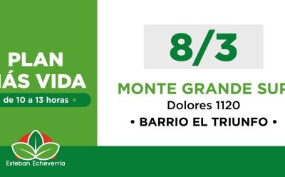 INSCRIPCIÓN AL PLAN MÁS VIDA EN MONTE GRANDE SUR