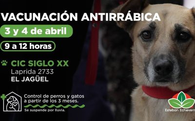 EL JAGÜEL NUEVAS JORNADAS DE VACUNACIÓN ANTIRRÁBICA