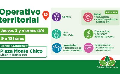 OPERATIVO TERRITORIAL EN MONTE GRANDE SUR