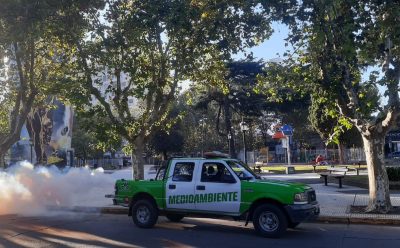 OPERATIVOS DE FUMIGACIÓN EN MONTE GRANDE Y EL EL JAGÜEL