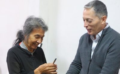 FERNANDO GRAY SE REUNIÓ CON UNA HISTÓRICA VECINA DEL DISTRITO 
