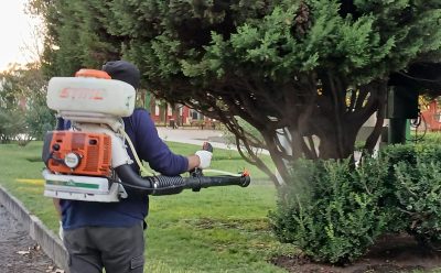 CONTINÚAN LAS TAREAS DE FUMIGACIÓN EN EL DISTRITO