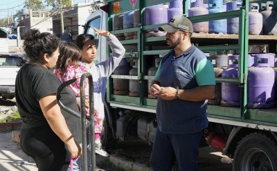 9 DE ABRIL: OPERATIVO DE RECARGA DE GARRAFAS