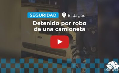 CON APOYO DEL COM, UN HOMBRE FUE DETENIDO POR EL ROBO DE UNA CAMIONETA