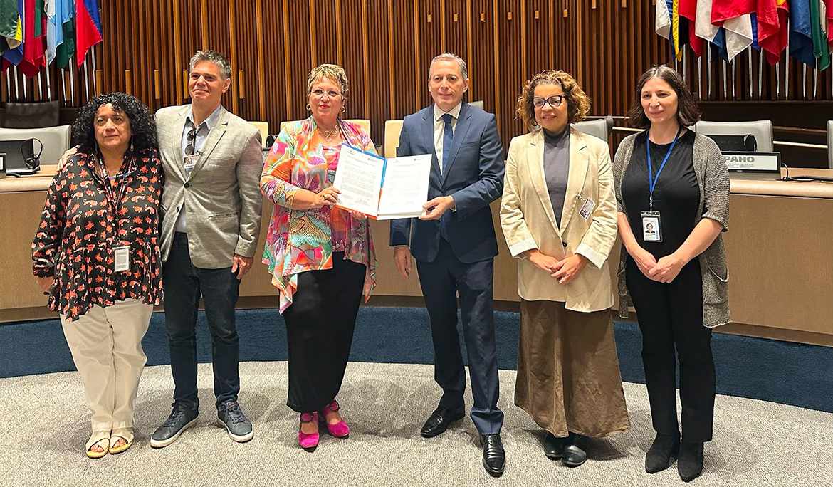 FERNANDO GRAY FUE RECIBIDO POR LAS AUTORIDADES DE LA ORGANIZACIÓN PANAMERICANA DE LA SALUD EN WASHINGTON