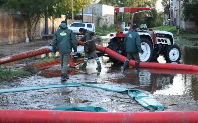 LUEGO DEL TEMPORAL, EL MUNICIPIO CONTINÚA LAS TAREAS DE LIMPIEZA DE CALLES Y ARROYOS