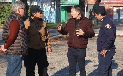 LUIS GUILLÓN: CON LA PRESENCIA DE FERNANDO GRAY, LAS FUERZAS DE SEGURIDAD DESPLIEGAN UN OPERATIVO DE PREVENCIÓN DEL DELITO