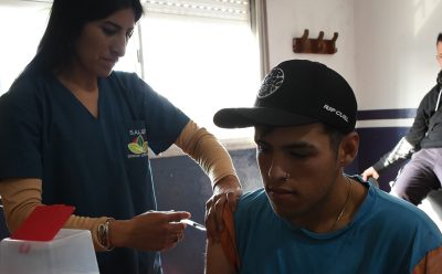 TRABAJADORAS Y TRABAJADORES DE LA RECOLECCIÓN DE RESIDUOS DEL DISTRITO RECIBIERON LA VACUNA ANTIGRIPAL