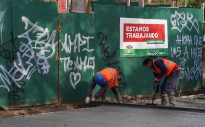 OBRAS EN EL CENTRO CULTURAL EL GALPÓN DE LA ESTACIÓN