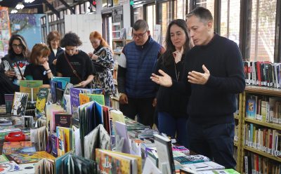 LUIS GUILLÓN: FERNANDO GRAY PARTICIPÓ DEL FESTEJO POR EL 61° ANIVERSARIO DE LA BIBLIOTECA POPULAR FLORENTINO AMEGHINO