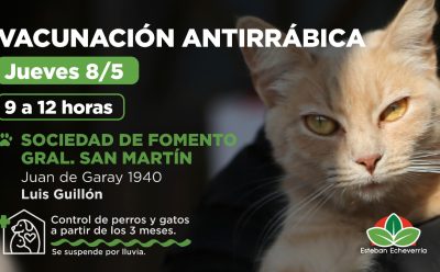 EL MUNICIPIO REALIZARÁ UN NUEVO OPERATIVO DE VACUNACIÓN ANTIRRÁBICA EN LUIS GUILLÓN