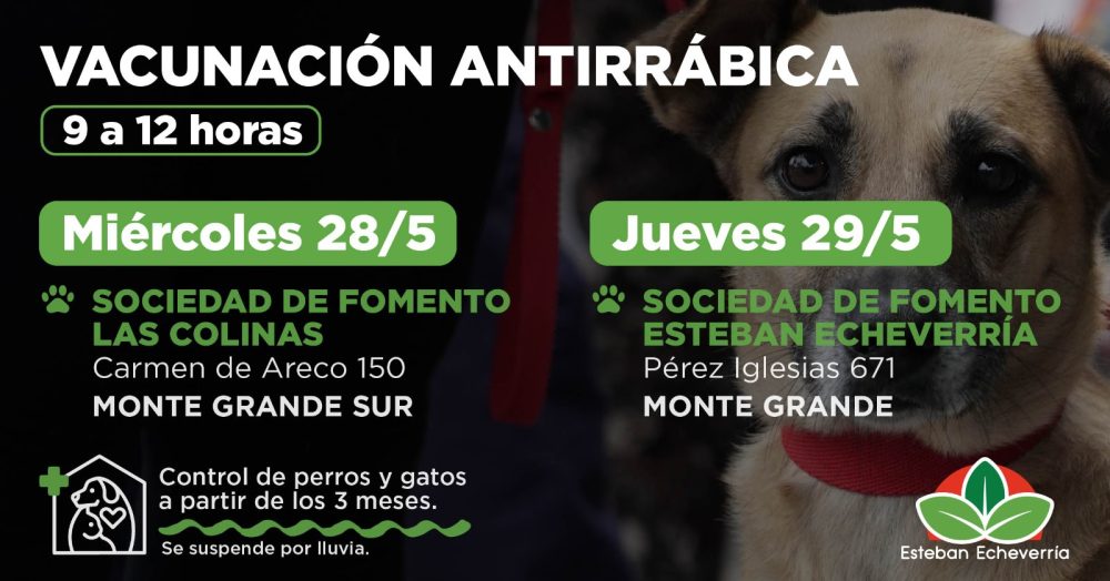 EL MUNICIPIO REALIZARÁ NUEVOS OPERATIVOS DE VACUNACIÓN ANTIRRÁBICA