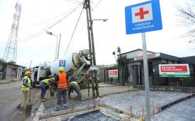 OBRAS EN LOS ACCESOS A LA UNIDAD SANITARIA N° 10 DE 9 DE ABRIL