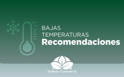 ANTE LAS BAJAS TEMPERATURAS, EL MUNICIPIO RECOMIENDA MEDIDAS DE PREVENCIÓN PARA LA COMUNIDAD