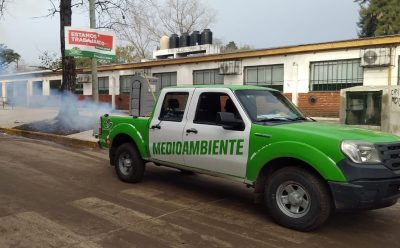 EL MUNICIPIO CONTINÚA CON LAS TAREAS DE FUMIGACIÓN EN EL DISTRITO