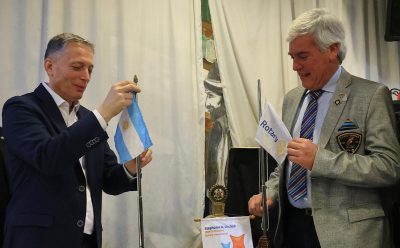 FERNANDO GRAY PARTICIPÓ DE LA CENA POR EL 13° ANIVERSARIO DEL ROTARY CLUB MONTE GRANDE DEL CENTENARIO