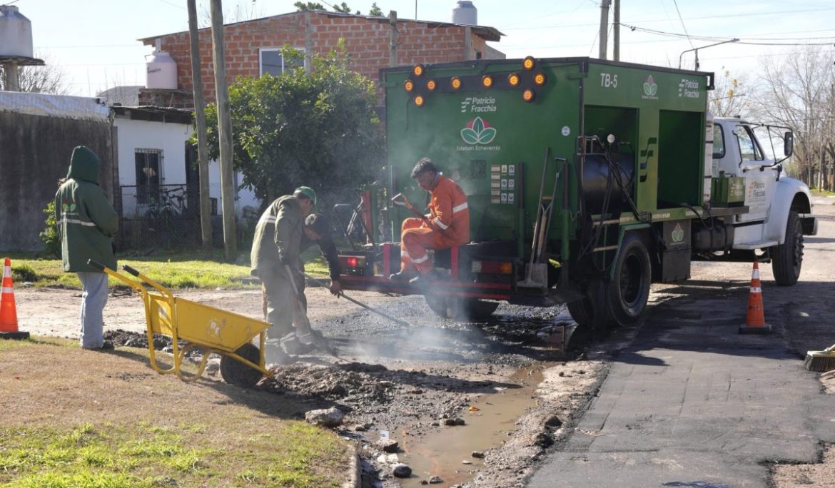 SIGUEN LAS OBRAS DE BACHEO EN CANNING