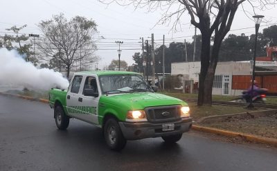 AVANZAN LAS TAREAS DE FUMIGACIÓN EN ESTEBAN ECHEVERRÍA