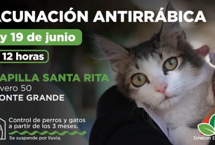 OPERATIVOS DE VACUNACIÓN ANTIRRÁBICA EN MONTE GRANDE