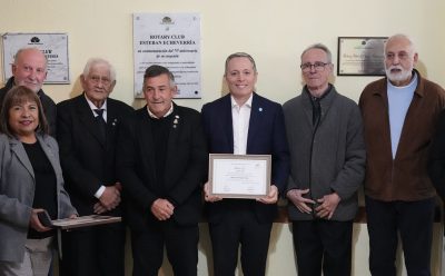 FERNANDO GRAY PARTICIPÓ DEL 75° ANIVERSARIO DEL ROTARY CLUB DE ESTEBAN ECHEVERRÍA