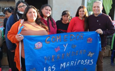 FERNANDO GRAY RECORRIÓ EL MERENDERO LAS MARIPOSAS DE MONTE GRANDE SUR