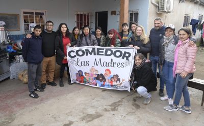 MAGUI GRAY RECORRIÓ EL COMEDOR LAS MADRES EN MONTE GRANDE SUR