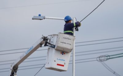 EL MUNICIPIO INSTALÓ NUEVAS LUCES LED EN CANNING