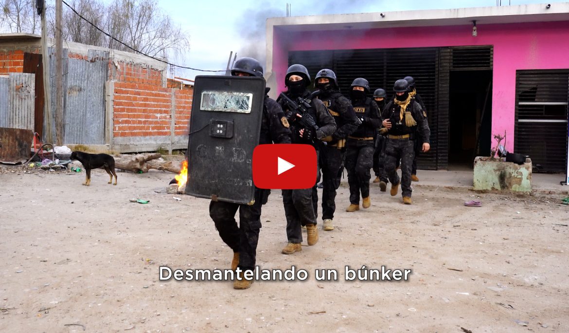 EL MUNICIPIO DEMOLIÓ UN BÚNKER NARCO EN 9 DE ABRIL
