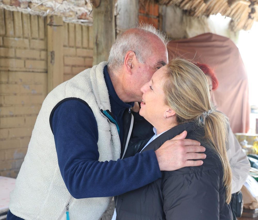 MAGUI GRAY RECORRIÓ EL MERENDERO RODOLFO CASANOVA, EN 9 DE ABRIL