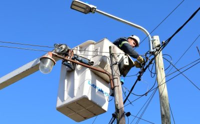 BARRIO GRANDE: EL MUNICIPIO AVANZA CON LA INSTALACIÓN DE LUCES LED