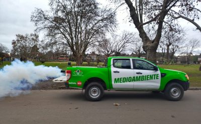 AVANZAN LAS TAREAS DE FUMIGACIÓN EN ESTEBAN ECHEVERRÍA