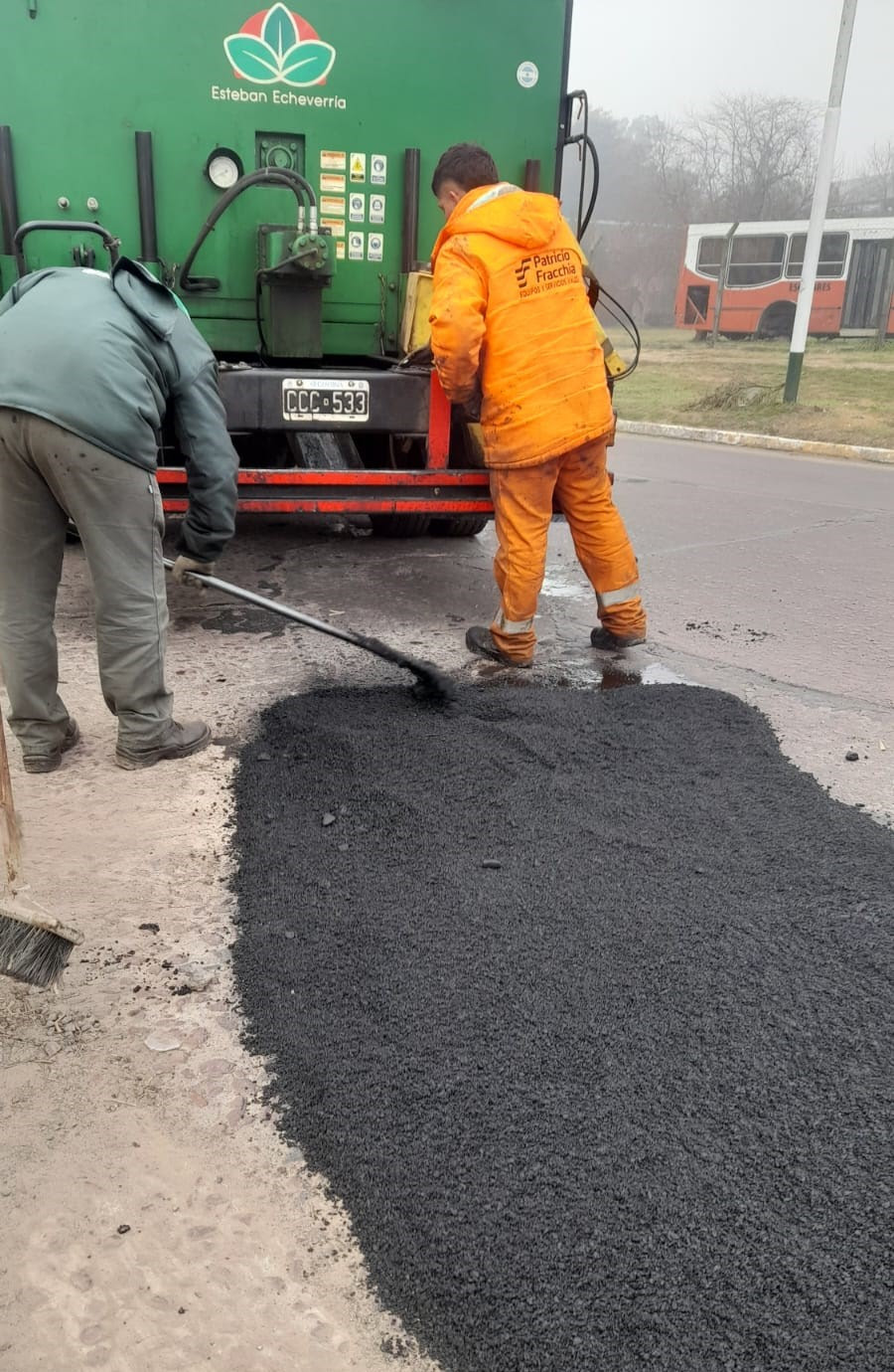 OBRAS DE BACHEO EN EL JAGÜEL