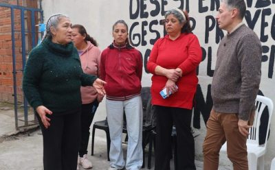 FERNANDO GRAY VISITÓ EL COMEDOR Y MERENDERO “LA QUINTA” DE 9 DE ABRIL