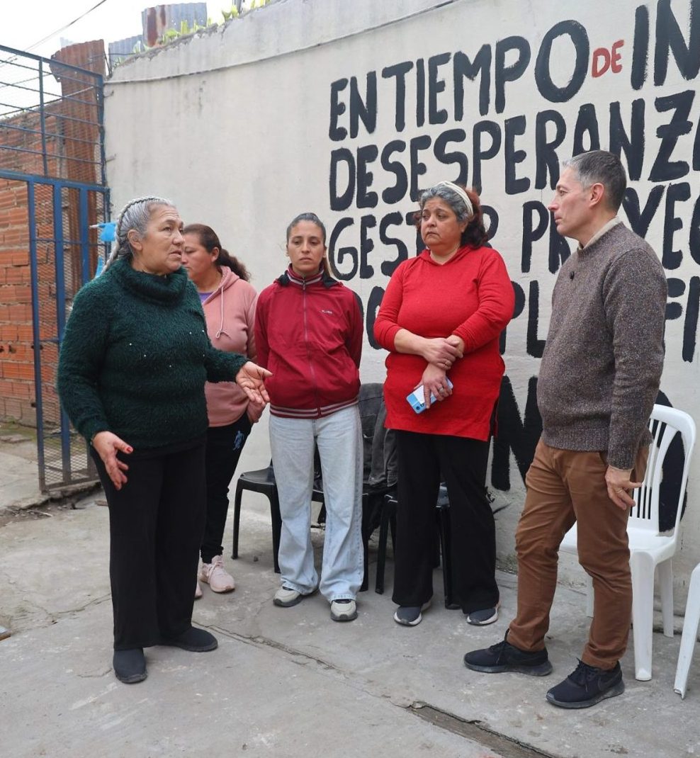 FERNANDO GRAY VISITÓ EL COMEDOR Y MERENDERO “LA QUINTA” DE 9 DE ABRIL