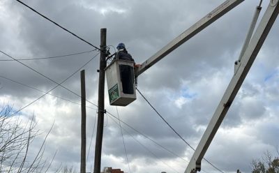 9 DE ABRIL: AVANZA LA INSTALACIÓN DE LUCES LED