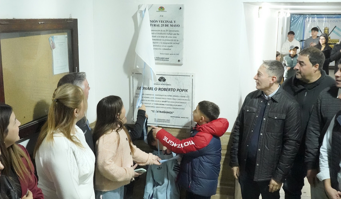 FERNANDO GRAY ASISTIÓ A LA CELEBRACIÓN POR EL 70° ANIVERSARIO DE LA UNIÓN VECINAL Y CULTURAL 25 DE MAYO