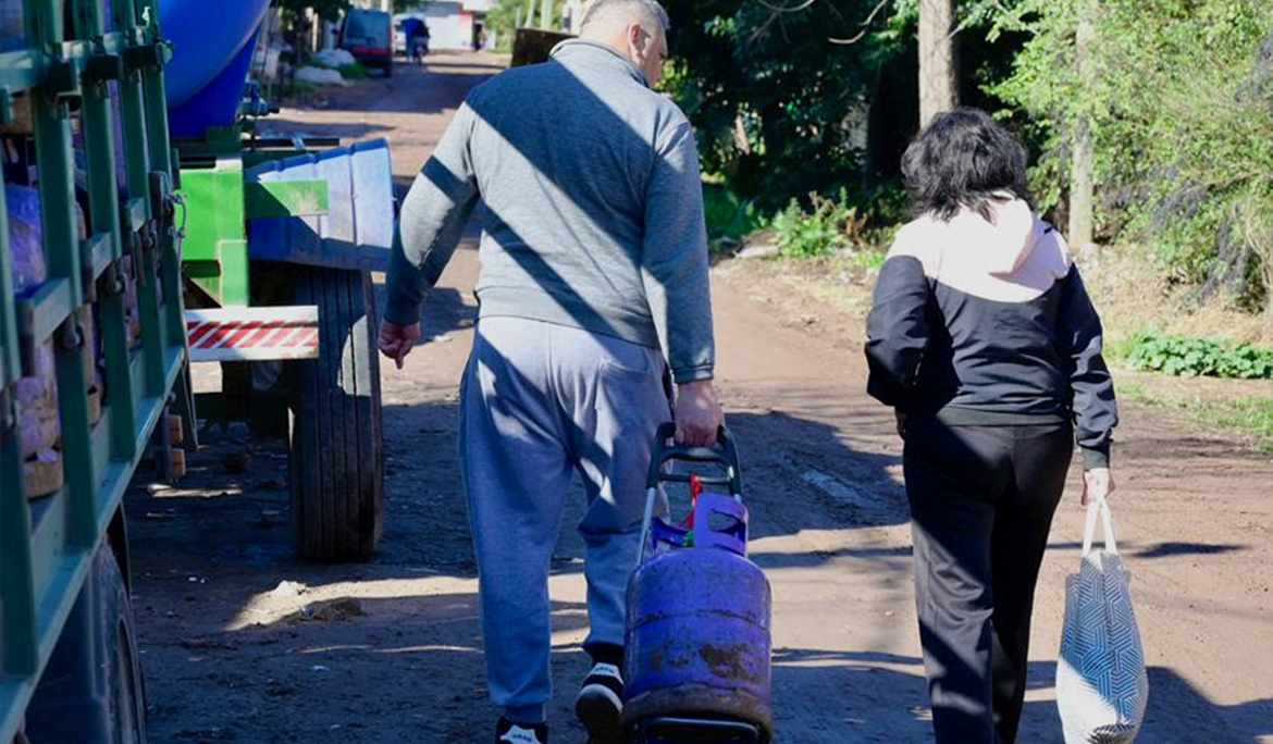 NUEVO OPERATIVO DE RECARGA DE GARRAFAS A PRECIO ACCESIBLE EN 9 DE ABRIL